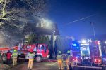 Pożar domu pod Wrocławiem. Dwie osoby poszkodowane, OSP Kamienna