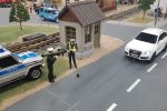 Policjant z granatnikiem - wybuchowe połączenie na makiecie w Kolejkowie, Kolejkowo