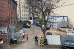 Tragiczny wypadek na budowie we Wrocławiu. Nie żyje robotnik, 
