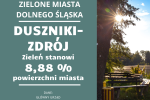 Oto 10 najbardziej zielonych miast na Dolnym Śląsku. Wrocław w czołówce!, 