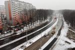 Gęsty śnieg sypie na Wrocław. Robi się ślisko, a w mieście trzy piaskarki, Jakub Jurek