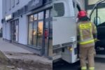 Wypadek na Królewieckiej. Ciężarówka wpadła w budynek, Nadesłane/Mateusz Radziszewski