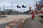 Groźny wyciek substancji ropopochodnej. Droga zamknięta w centrum Wrocławia, Zdjęcie nadesłane przez czytelnika