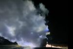 Pożar busa pod Wrocławiem. Mnóstwo ognia i dymu, OSP Węgry