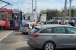 Poważny wypadek w centrum Wrocławia. Tramwaj wbił się w kampera, Nadesłane/Malwina Marcinkowska