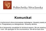 Awaria serwerów na Politechnice Wrocławskiej. Czy uda się je uratować?, 