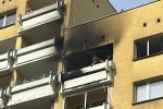 Pożar na Gądowie. Ogień pojawił się na balkonie budynku, Martyna Tymków
