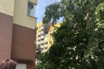 Pożar na Gądowie. Ogień pojawił się na balkonie budynku, Martyna Tymków