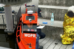 Wrocław: WOPR w akcji. Nietrzeźwi pływacy i kobieta, która utknęła na kamieniu, mat. Dolnośląskie WOPR