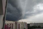 Zjawiskowe chmury nad Wrocławiem. Zrobiło się mrocznie [NOWE ZDJĘCIA], Halina Sawicka Łoboda