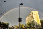 We Wrocławiu pogoda w kratkę. Na niebie pojawiła się tęcza [ZDJĘCIA], Zdjęcie nadesłane przez czytelnikaadesłane przez czytelnika