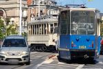 Zabytkowy tramwaj zablokował ruch na moście Uniwersyteckim, Zdjęcie użytkownika grupy Korespondenci MPK