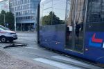 Wrocław: Urwany pantograf i korek tramwajów na pl. Grunwaldzkim, Korespondenci MPK