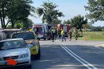 Dwie osoby ranne w poważnym wypadku cysterny i busa [ZDJĘCIA], Wojnowice FB
