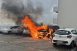 Cztery auta spłonęły pod Wrocławiem [ZDJĘCIA], OSP Smolec
