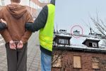 Nastolatek strzelał z wiatrówki do samochodów. Przed policją uciekł na dach, KMP Legnica