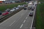 Pożar i stłuczka na A4 pod Wrocławiem. Uwaga na duży korek!, GDDKIA