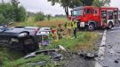 Zablokowana droga do Wrocławia po wypadku. Jedna osoba nie żyje, sześcioro niepełnosprawnych rannych