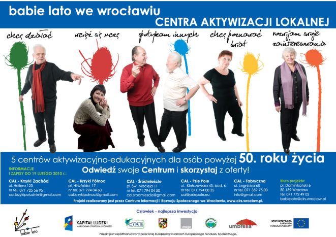 „Babie lato” dla seniorów, www.cirs.wroclaw.pl