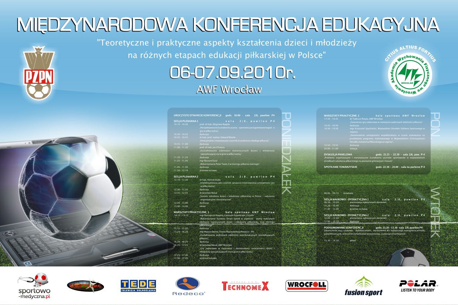 Konferencja AWF: Edukacja piłkarska w Polsce, www.awf.wroc.pl