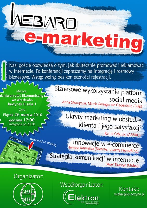 WebWro e-marketing, materiały prasowe