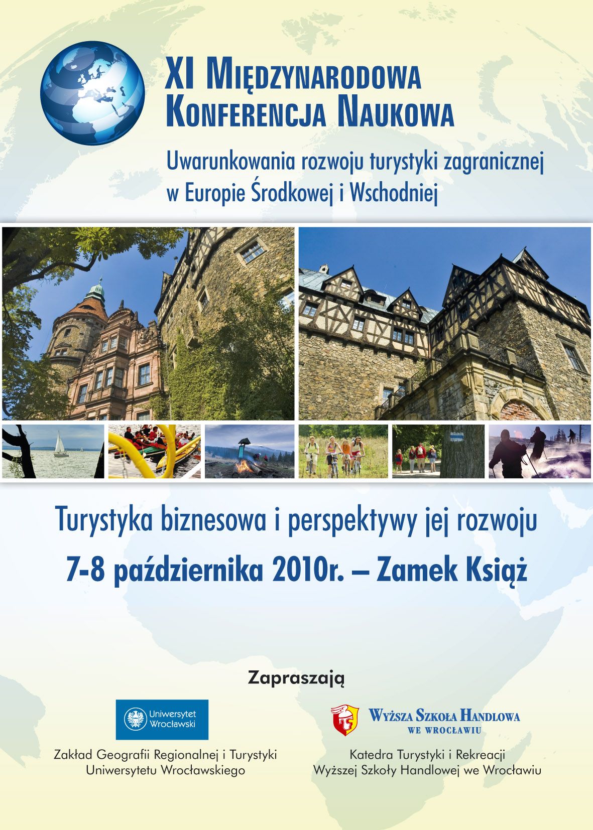 Turystyka biznesowa- konferencja UWr i WSH, materiały prasowe