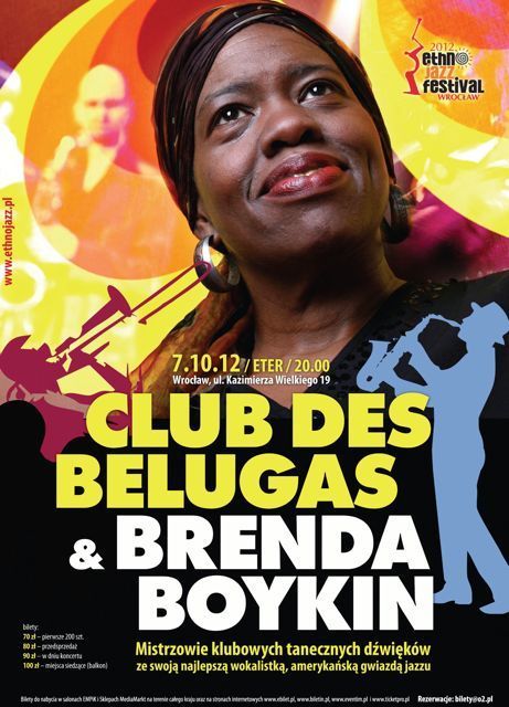 Club Des Belugas i Brenda Boykin zagrają we Wrocławiu, materiały organizatora