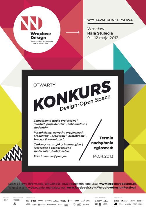 Otwarty konkurs „Design-Open Space” dla projektantów, materiały organizatora