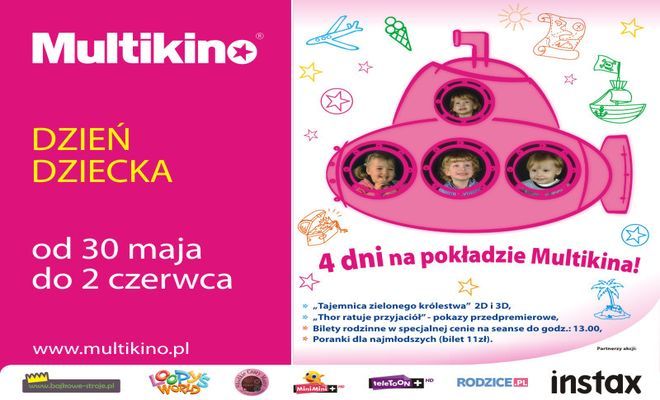 Tylko we wrocławskich Multikinach Dzień Dziecka trwa aż 4 dni! , materiały organizatora 