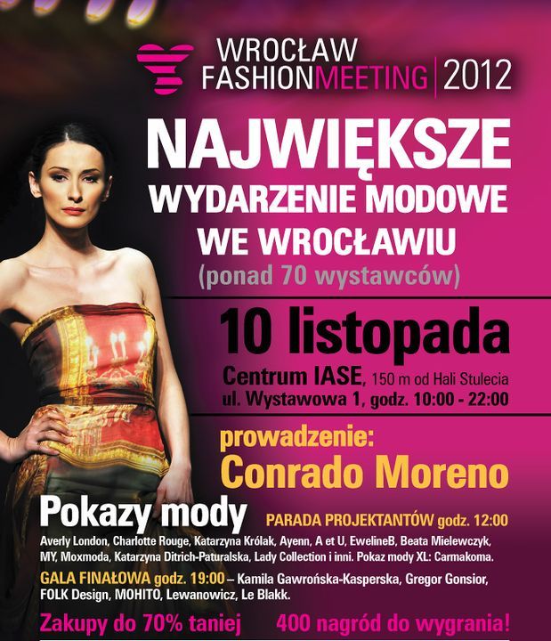 Najnowsze trendy mody poznasz na Wrocław Fashion Meeting, materiały organizatora