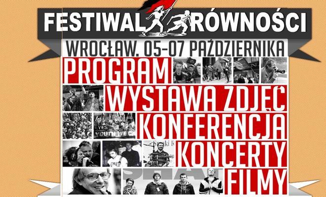 Festiwal Równości we Wrocławiu, czyli koncerty, wystawy i konferencje, materiały organizatora