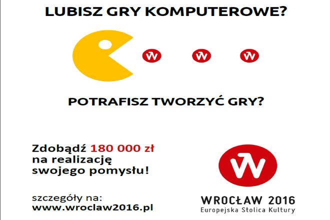 Wymyśl grę na smartfony, która wypromuje Wrocław jako ESK 2016. Do zgarnięcia 180 tys. złotych, materiały organizatora 