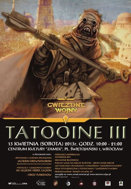 Tatooine III - postacie z Gwiezdnych Wojen opanują zamek w Leśnicy, materiały organizatora