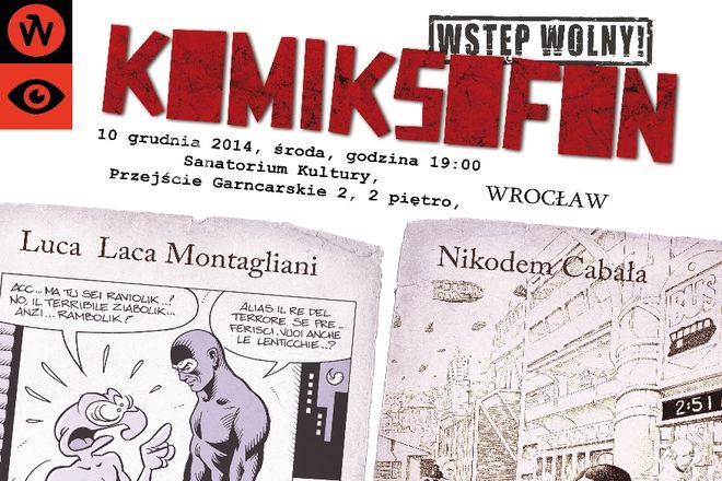 Nie lada gratka dla fanów komiksu we wrocławskim Sanatorium Kultury, materiały organizatora 