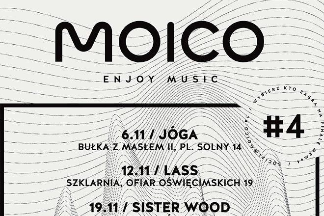 W czterech wrocławskich klubach rozpoczyna się Moico Enjoy Music 2015, mat. prasowe