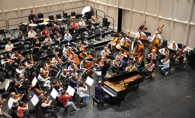 Orkiestra Symfoniczna Filharmonii Wrocławskiej wróciła z tournee po USA, materiały organizatora