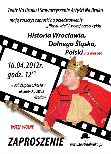 Wielokulturowa „Historia Wrocławia, Dolnego Ślaska, Polski na wesoło”, materiały organizatora