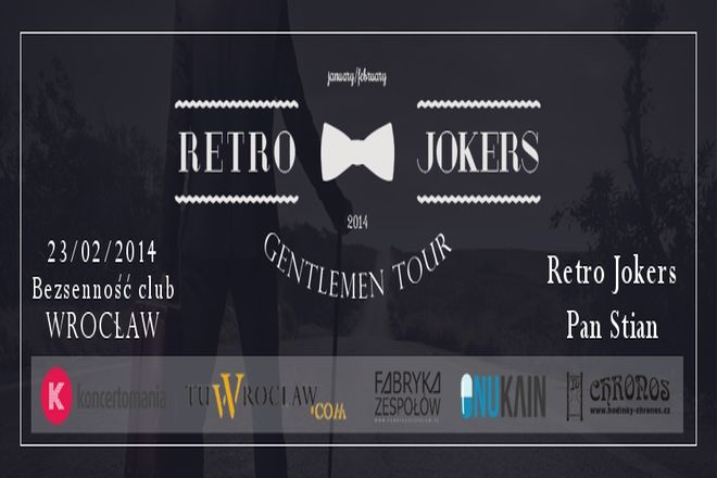 Czeska grupa Retro Jokers w  lutym zagra we wrocławiu, materiały organizatora