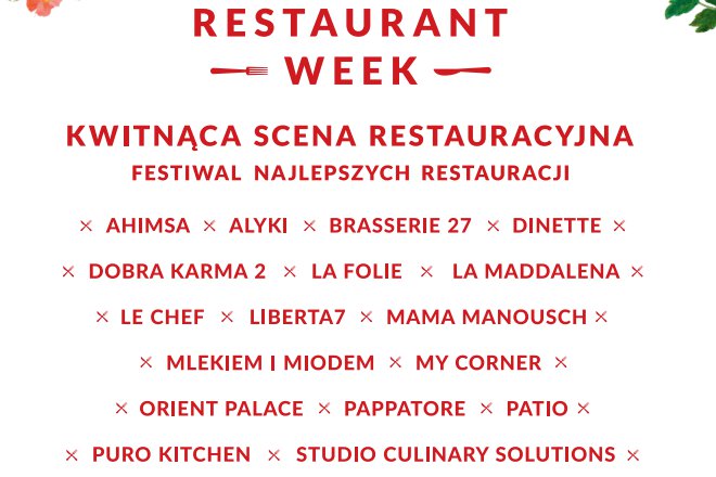 Wrocław Restaurant Week. Znów będzie można zjeść w najlepszych restauracjach naszego miasta, mat. prasowe