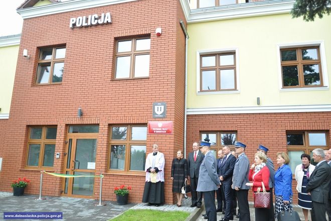 Pod Wrocławiem otwarto nowoczesny posterunek policji, mat. dolnośląskiej policji
