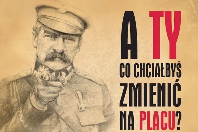 W piątek i sobotę przy pokazie świetlnym możesz zaproponować, co zmienić na placu Piłsudskiego, mat. organizatora