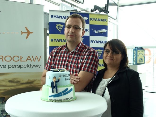 Ryanair we Wrocławiu obsłużył już 5 milionów pasażerów, mat. prasowe