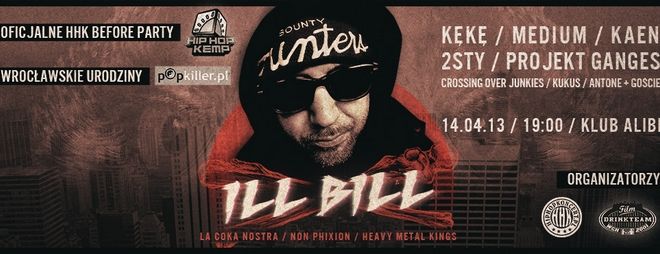 Amerykański raper Ill Bill zagra we Wrocławiu jedyny koncert w Polsce, mat. prasowe