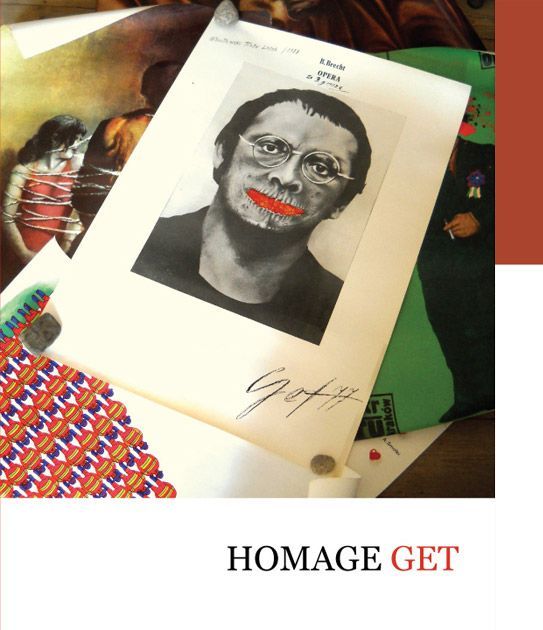 „Homage Get”: Wystawa wrocławskich plakacistów w Sabace, materiały prasowe