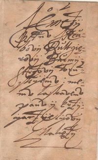 List z 1519 r. wysłany z Dybowa do Torunia, jeden z najwcześniejszych listów pisanych i adresowanych w języku polskim.