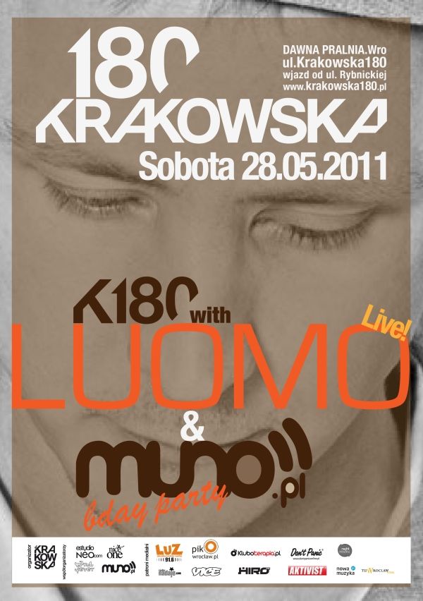 LUOMO i urodziny muno.pl na Krakowskiej180, materiały prasowe