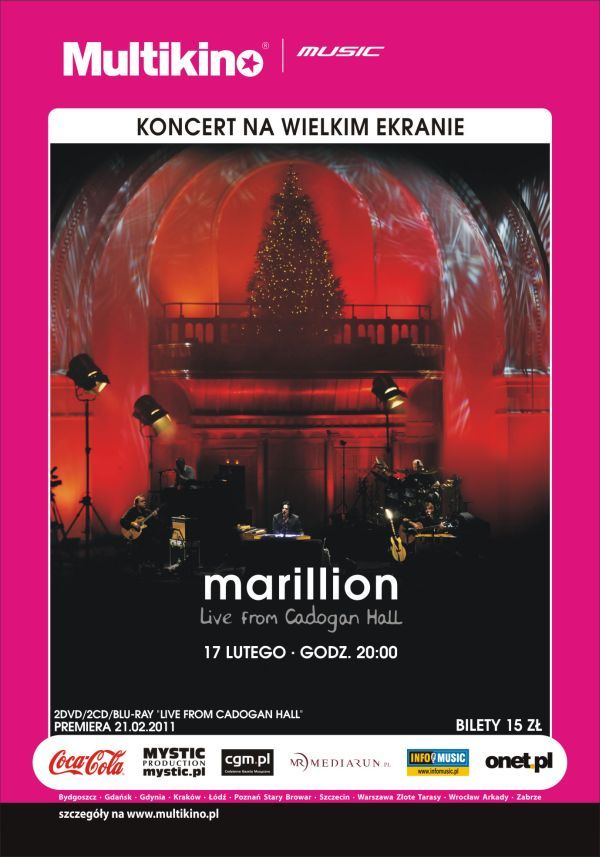 Koncert Marillion na dużym ekranie, materiały prasowe