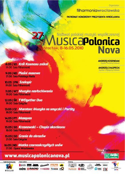 Musica Polonica Nova - uczta rozmaitości, materiały prasowe