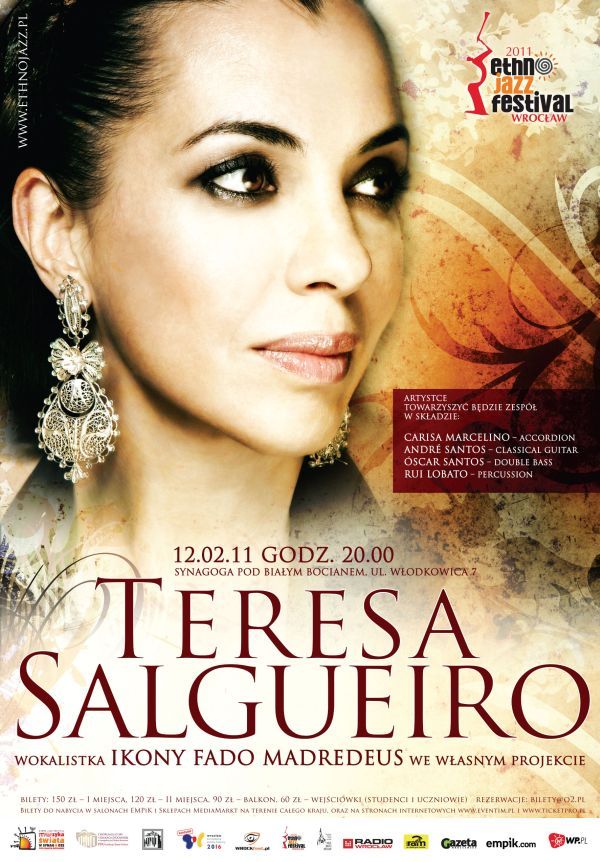 Teresa Salgueiro, gwiazda Madredeus w Synagodze, materiały prasowe