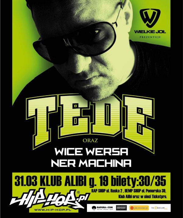 Wrocławski koncert TEDE-go w Alibi, materiały prasowe